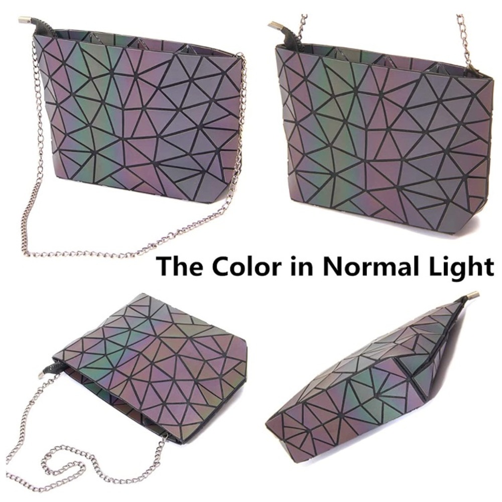 3 Pcs Luminous Geometric Purses-Wallet - Picture 5 of 7
